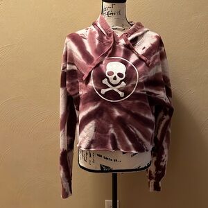 SOULCYCLE Tie Dye Cropped Hoodie